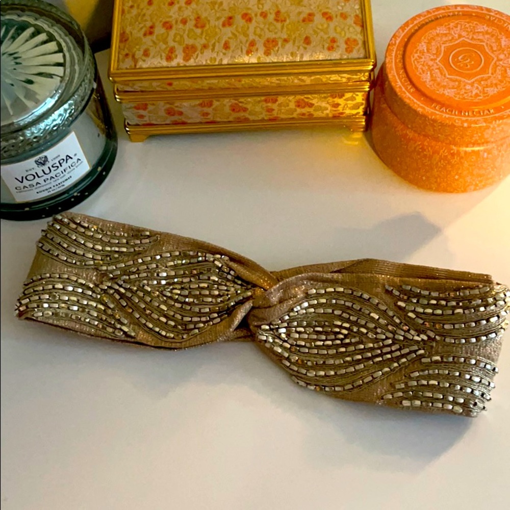 Anthropologie Beaded Headband